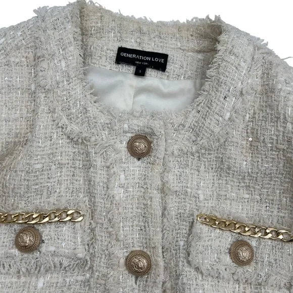 Generation love Velma Tweed Jacket SMALL - Picture 5 of 7